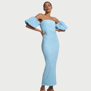 L'IDEE Art Deco Summer Blue Size 6/XS